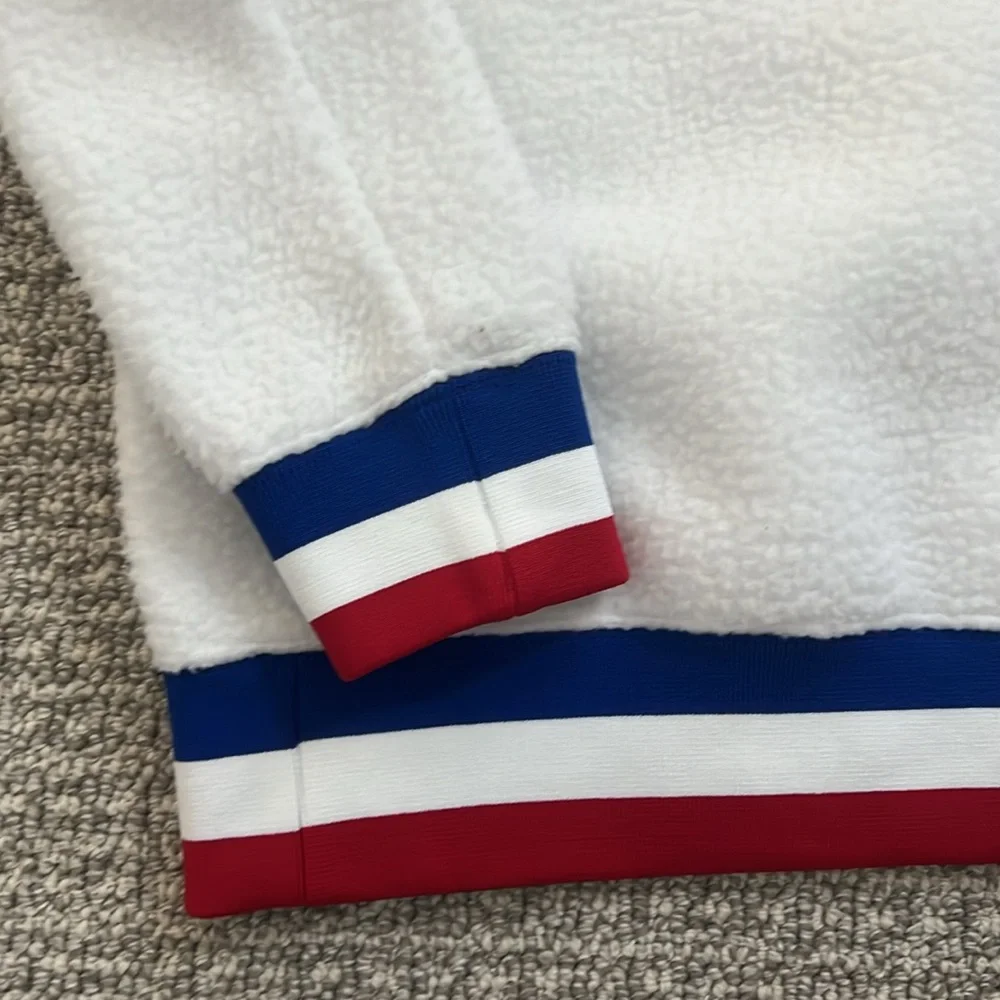 Polo Ralph Lauren US Olympic Team Sweater Fleece top Red White Blue Boys M L - Picture 8 of 10